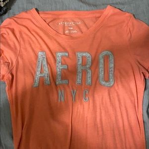 coral aeropostale shirt